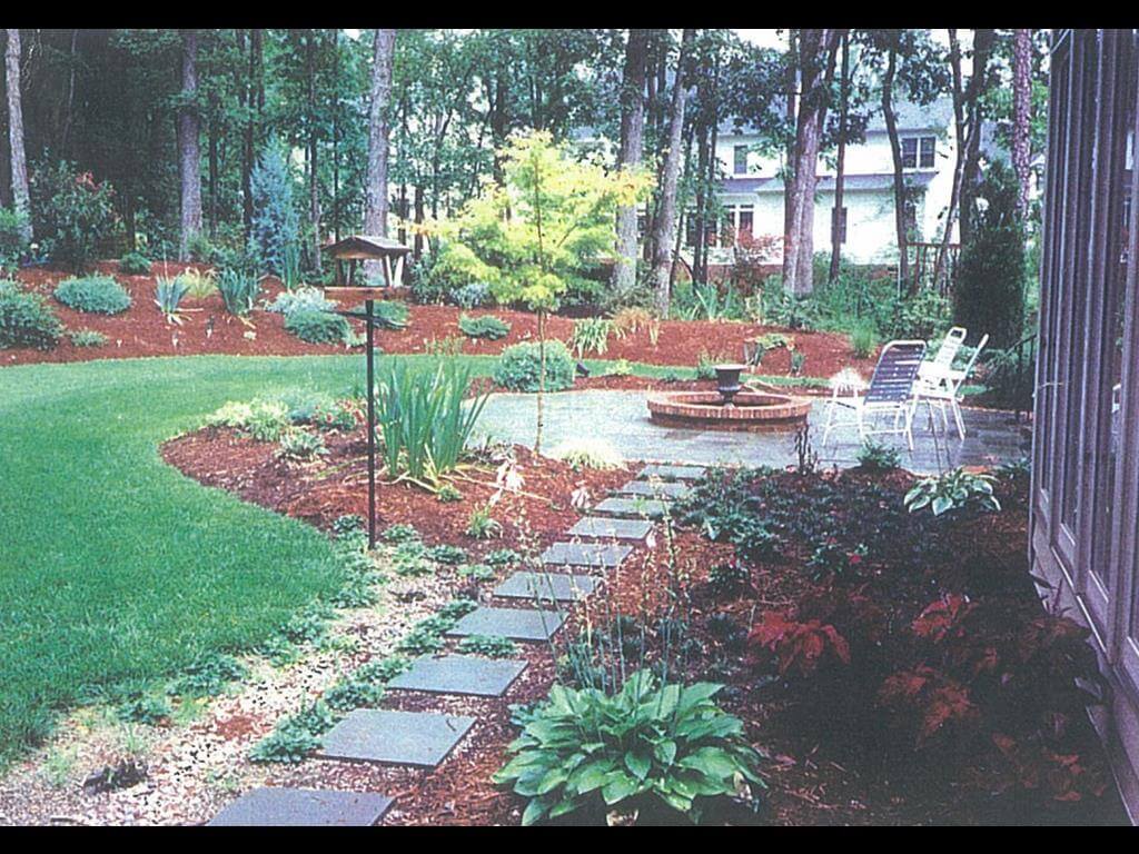 after backyard landscaping
